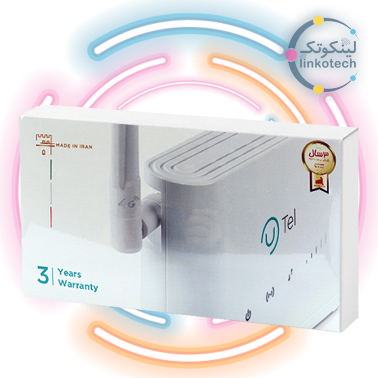 مودم روتر 4G LTE یوتل مدل U.Tel L443 به همراه سیمکارت و 30 گیگ اینترنت سه ماهه